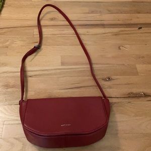 Red Matt & Nat shoulder bag